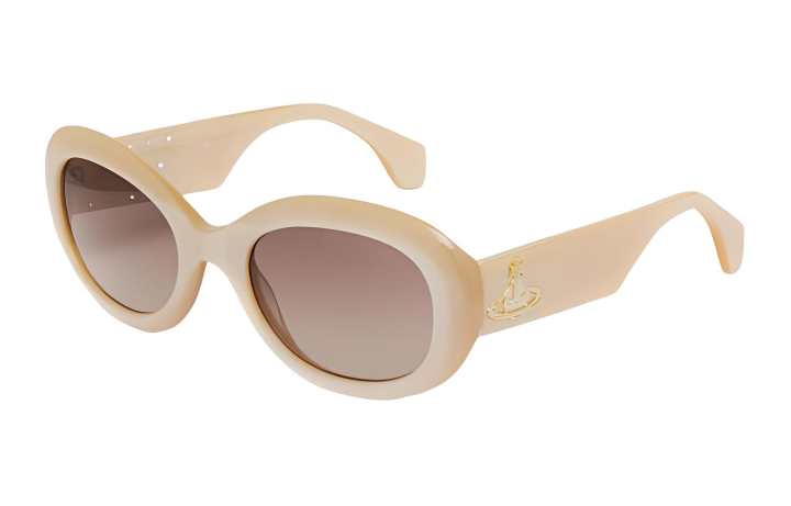 Vivienne Westwood Vivienne Westwood Oval Sunglasses Women's Beige