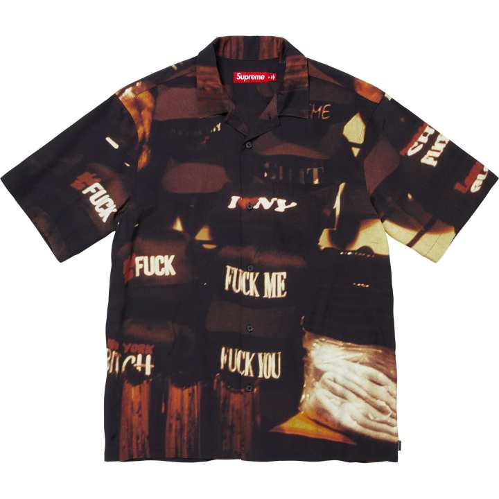 Supreme Supreme canal street print shirt