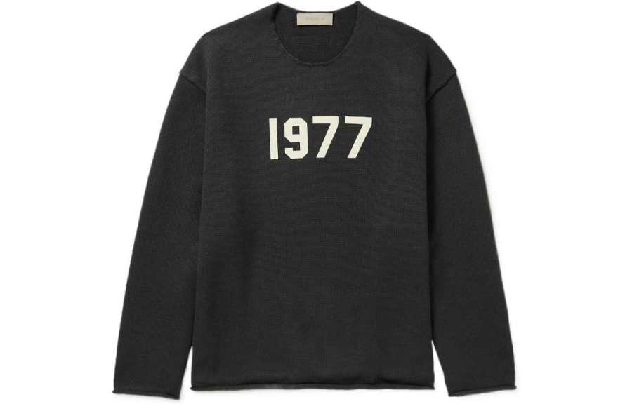 Fear Of God Essentials 1977 Series Sweater Men's Black Iron