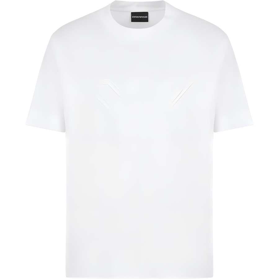 EMPORIO ARMANI Asv Lightweight Jersey T shirt With Raised Logo Embroidery
