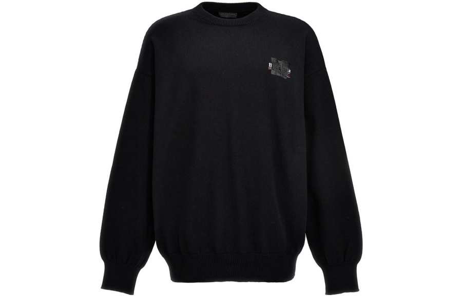 Balenciaga Sweater Regular Fit Men's Black