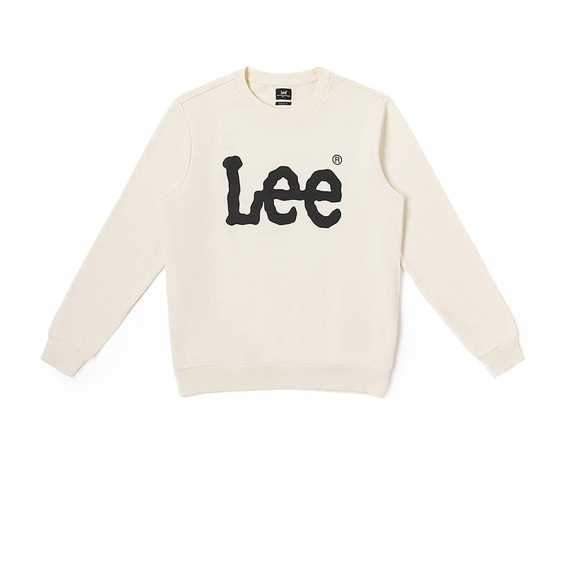 Lee Lee Sweatshirts Men's Ivory Crew Neck Moderate