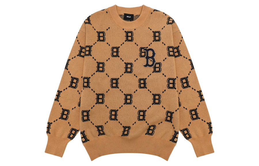 MLB MLB FW22 Sweater Unisex Beige Yellow