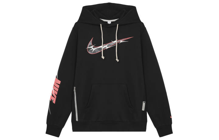 Nike Nike Sweatshirts Men's Black Hooded Moderate Regular
