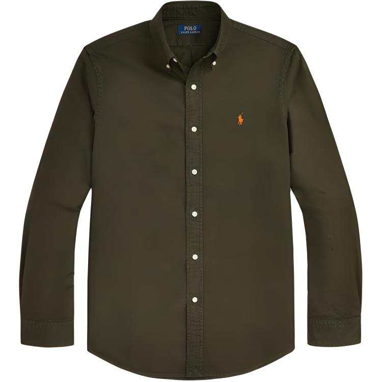 Polo Ralph Lauren FW24 Shirt Classic Version Men's Olive Green