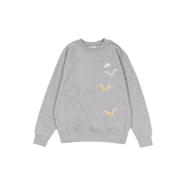 Nike Nike Sweatshirts Men's Gray Crew Neck Moderate
