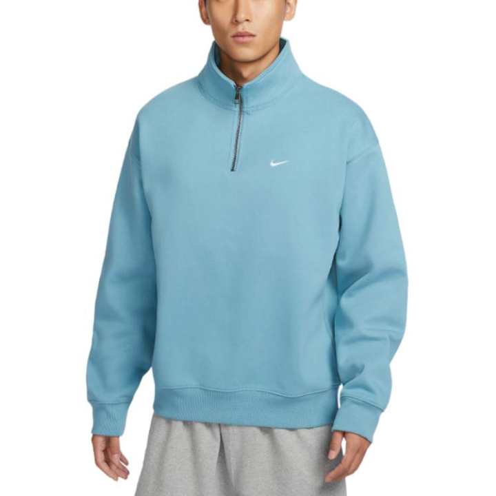 Nike Nike Solo Swoosh Sweatshirt Men's Denim Blue Turquoise