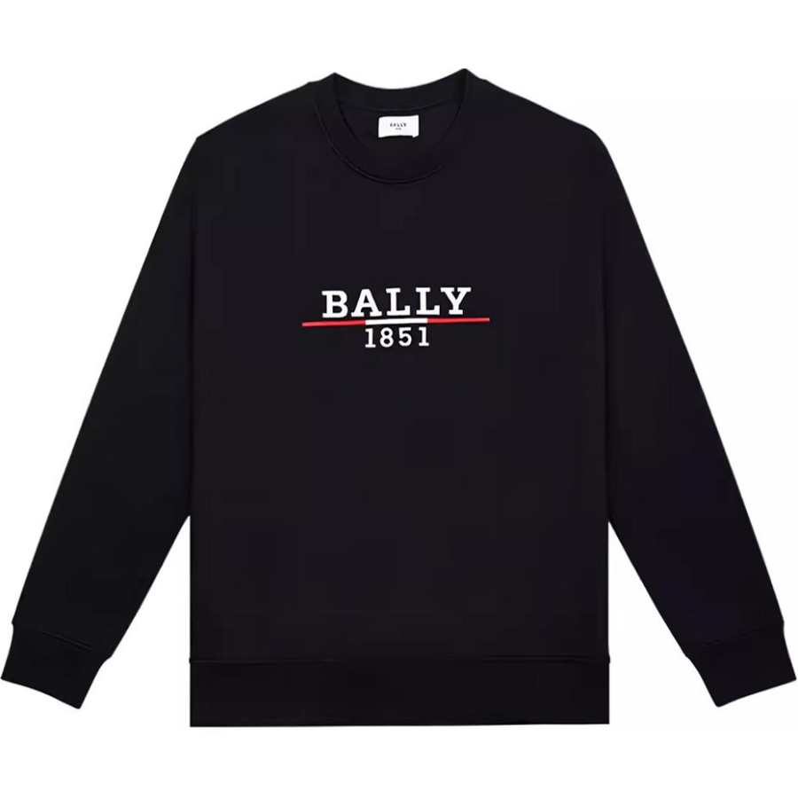 BALLY BALLY Embroidered Cotton blend Sweatshirt