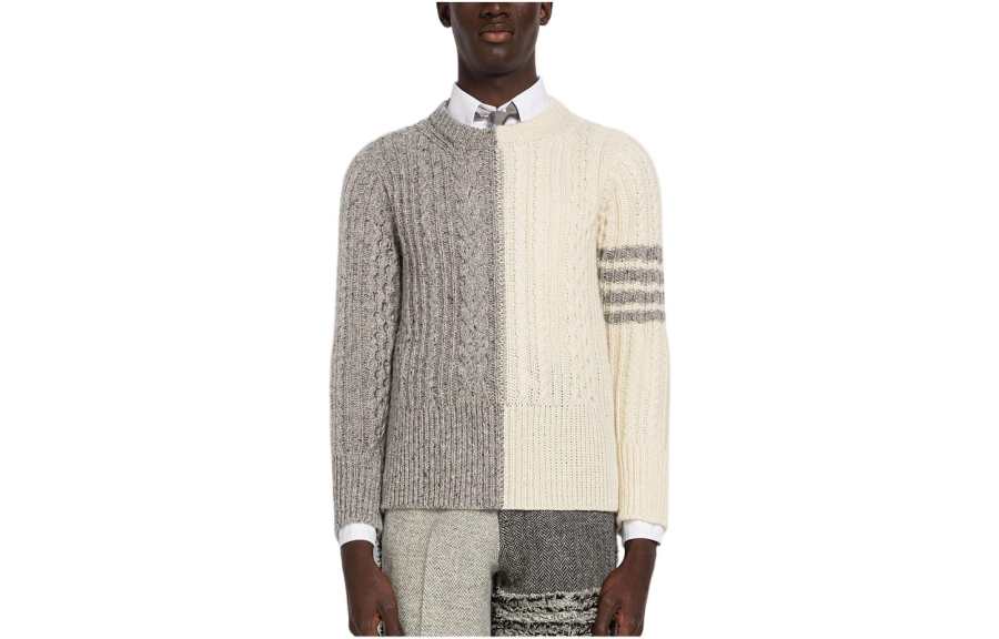 THOM BROWNE THOM BROWNE· SS22 Sweater Men's Light Gray