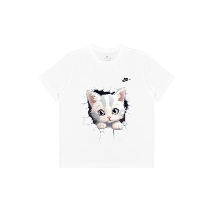 Nike Nike T Shirts Unisex White Crew Neck Moderate Straight Fit