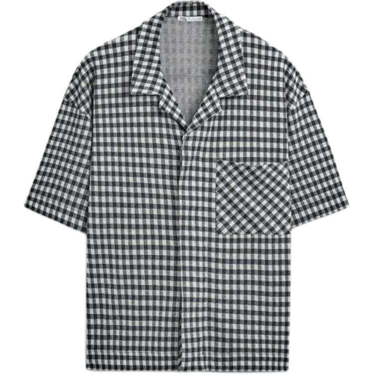 ZARA ZARA Shirts Men's Multicolor Lapel Moderate Other