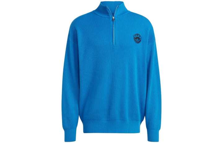 Adidas Adidas Sweaters Men's Blue Half Turtleneck Moderate A Line