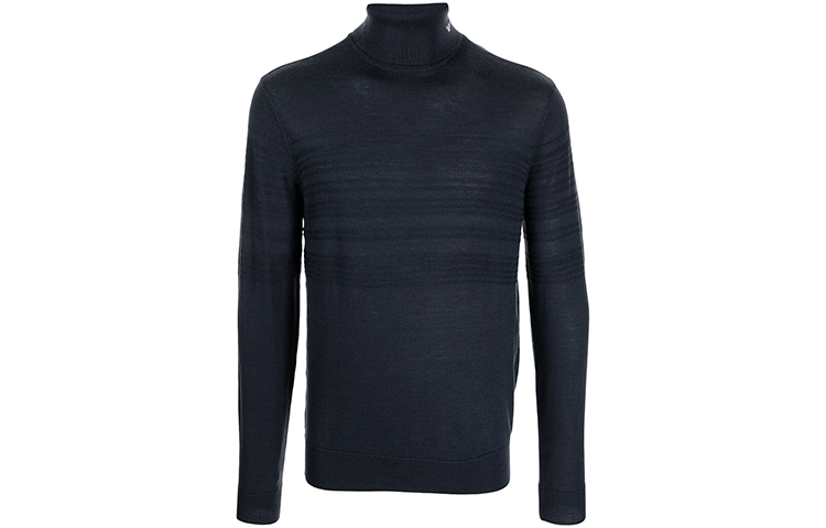 EMPORIO ARMANI Sweaters Men's Blue Turtleneck Moderate Other