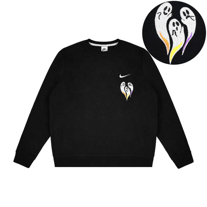 Nike Nike Sweatshirts Unisex Black Crew Neck Thickened Regular