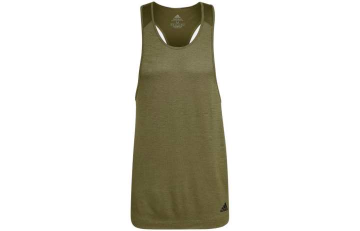 Adidas Adidas Tank Tops Men's Olive Green Crew Neck Other