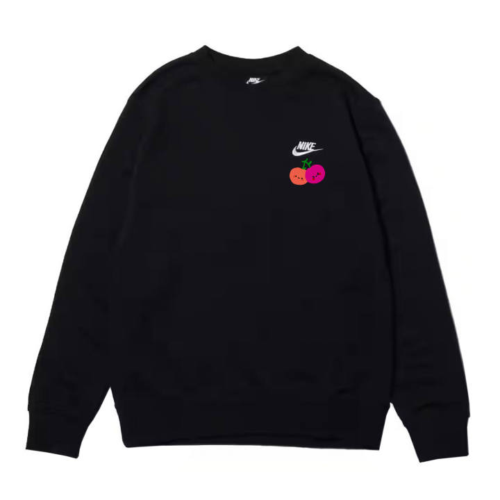 Nike Nike Sweatshirts Unisex Black Crew Neck Moderate Regular