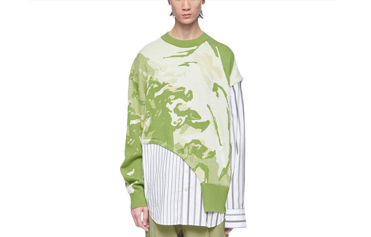 Feng Chen Wang Feng Chen Wang Sweaters Men's Multicolor Crew Neck Moderate Other
