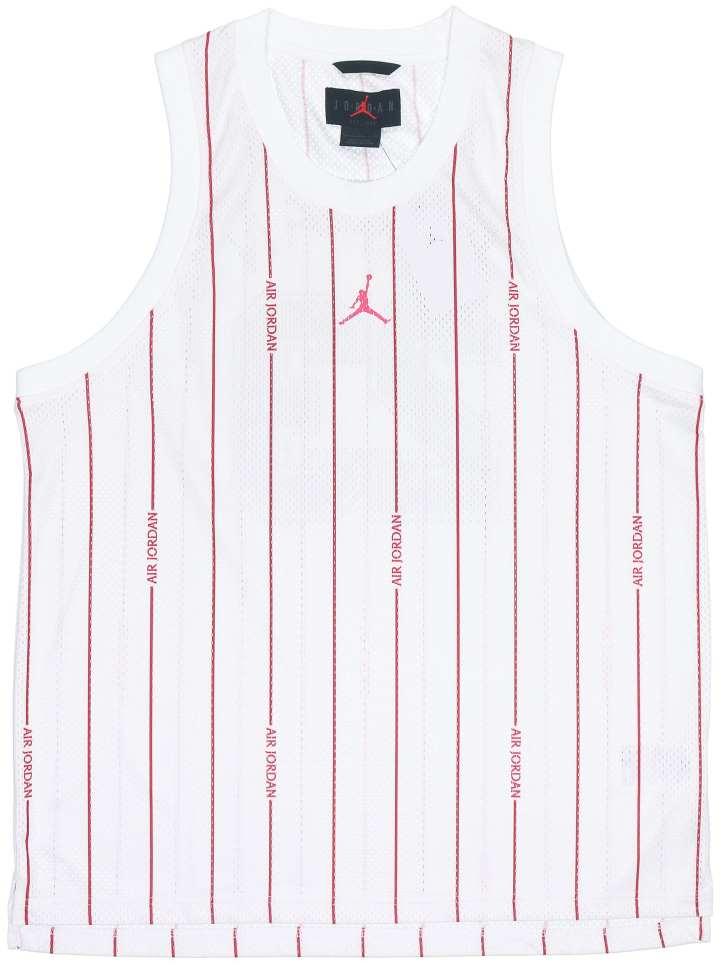 Jordan Jordan Tank Tops Men's White Crew Neck Moderate Straight Fit