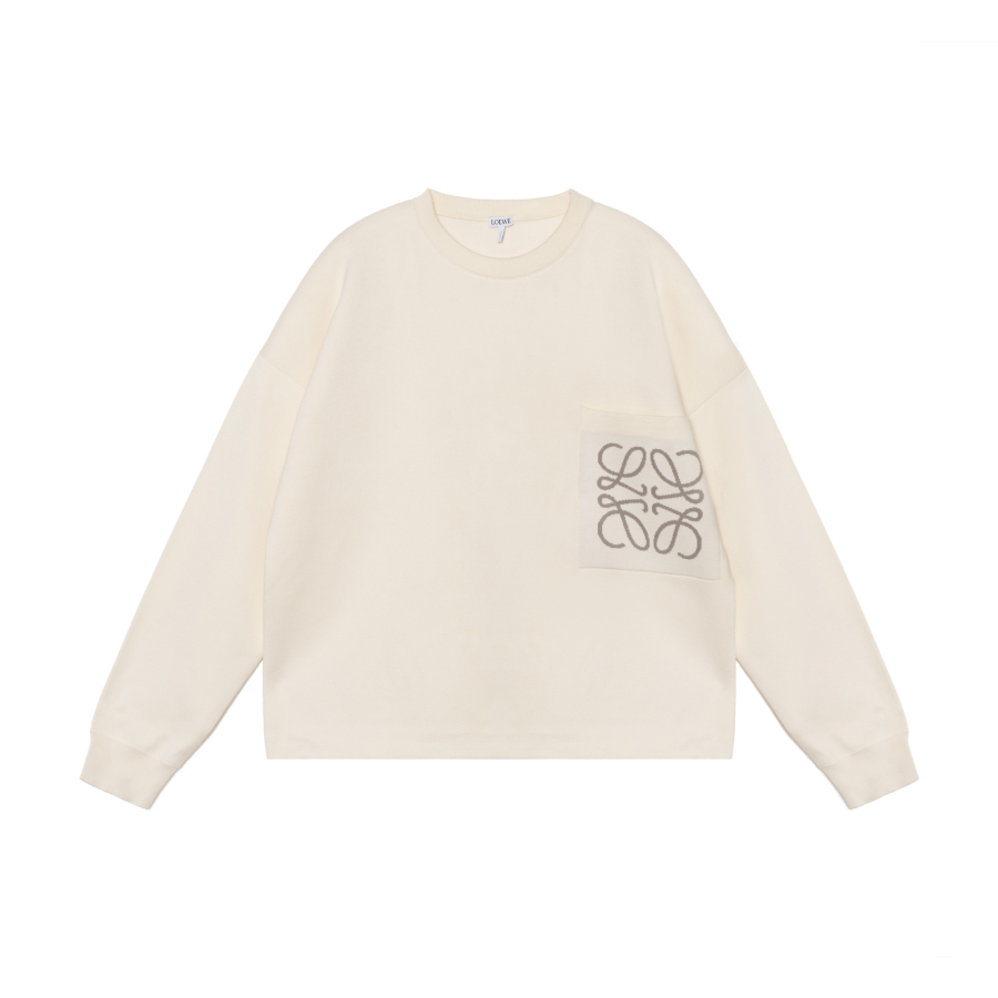 LOEWE Anagram Pocket Cotton And Viscose Sweater