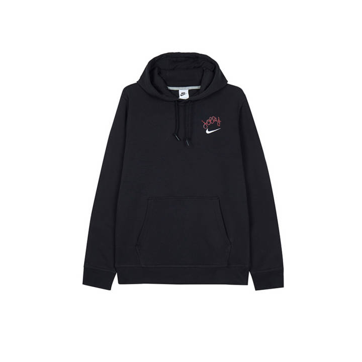 Nike Nike Sweatshirts Men's Black Hooded Moderate Regular