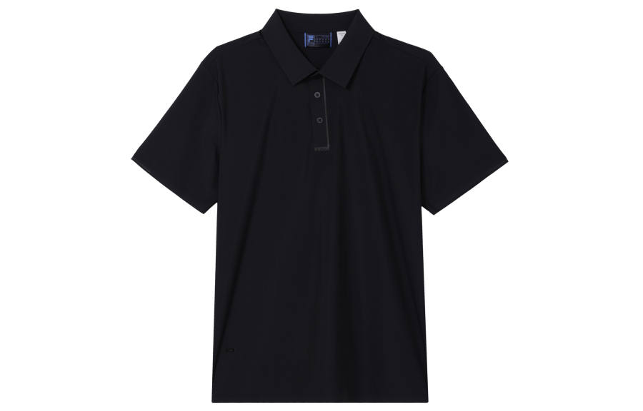 FILA Polo Shirts Men's Black Polo Collar Moderate Other