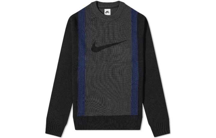 Nike Nike Sweaters Men's Black Crew Neck Moderate Other