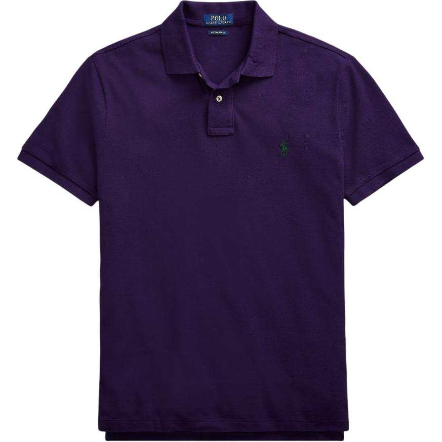Polo Ralph Lauren Polo Shirt Custom Slim Fit Men's Dark Purple