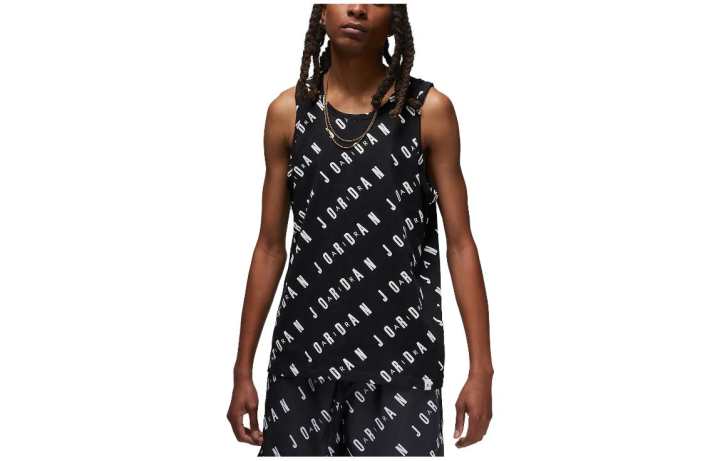 Jordan Jordan Tank Tops Men's Black Crew Neck Moderate Other