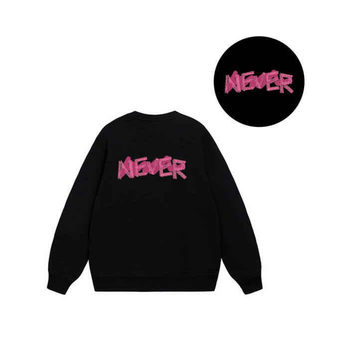 Nike Nike Sweatshirts Men's Black Crew Neck Moderate Regular