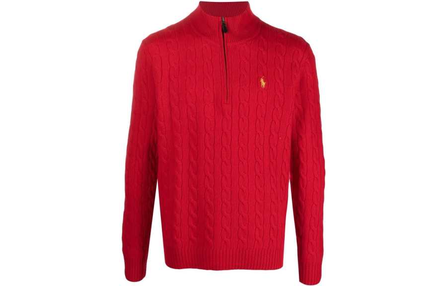 Polo Ralph Lauren SS23 Cashmere Sweater Men's Red
