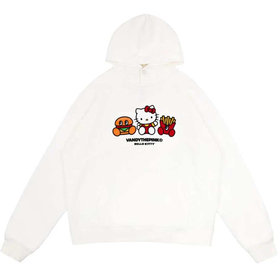 Vandy The Pink x Hello Kitty/, Hello Kitty Sweatshirt Unisex White