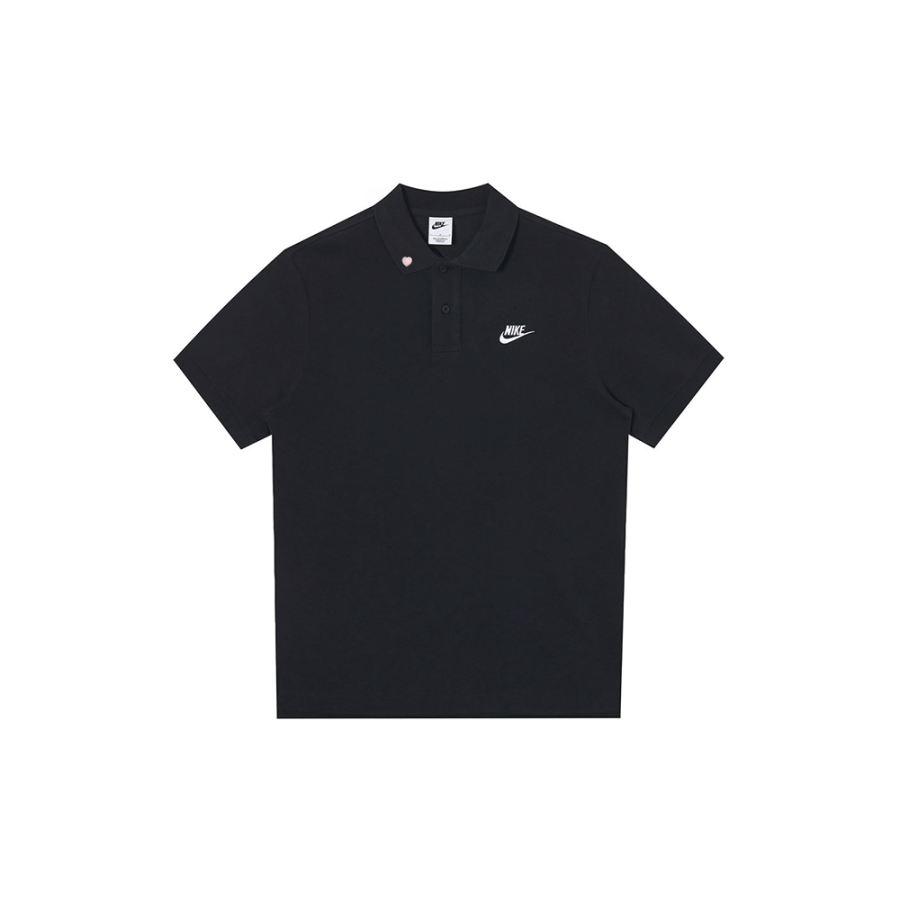 Nike Nike Polo Shirts Men's Black Polo Collar Moderate Straight Fit