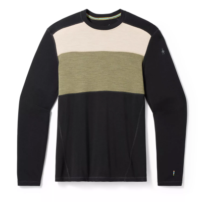 SMARTWOOL Men's Classic Thermal Merino Base Layer Colorblock Crew Sweater Men's