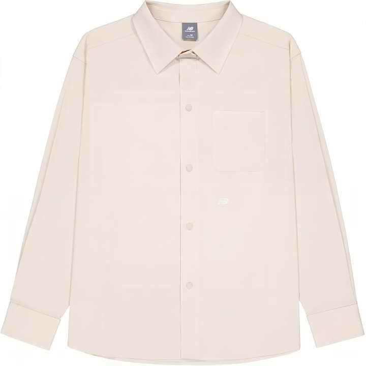 New Balance New Balance Shirts Men's Beige Gray Lapel Moderate Other