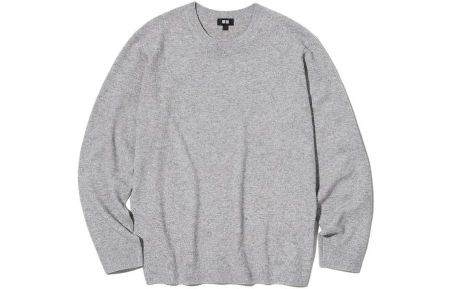 UNIQLO SS23 Cashmere Sweater Men's Light Gray