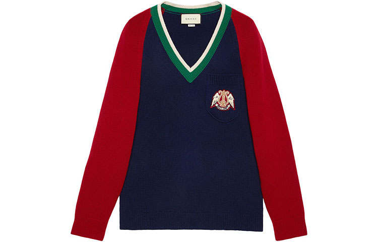GUCCI GUCCI V Neck Wool Sweater