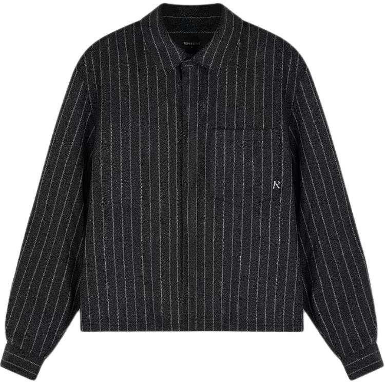 REPRESENT REPRESENT Shirts Men's Black Pointed Collar Moderate Other