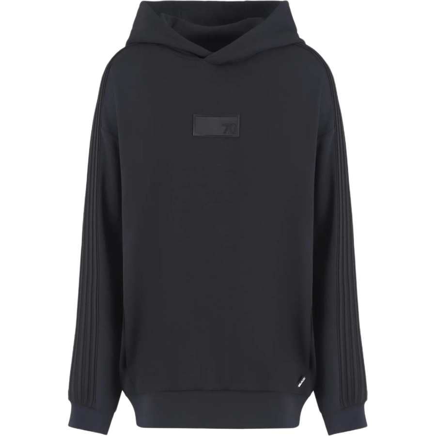 Emporio Armani logo-rubberised hoodie