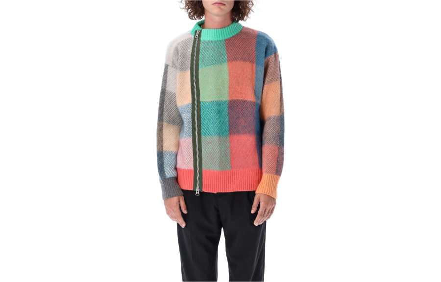 Sacai Sacai Check knit Jumper