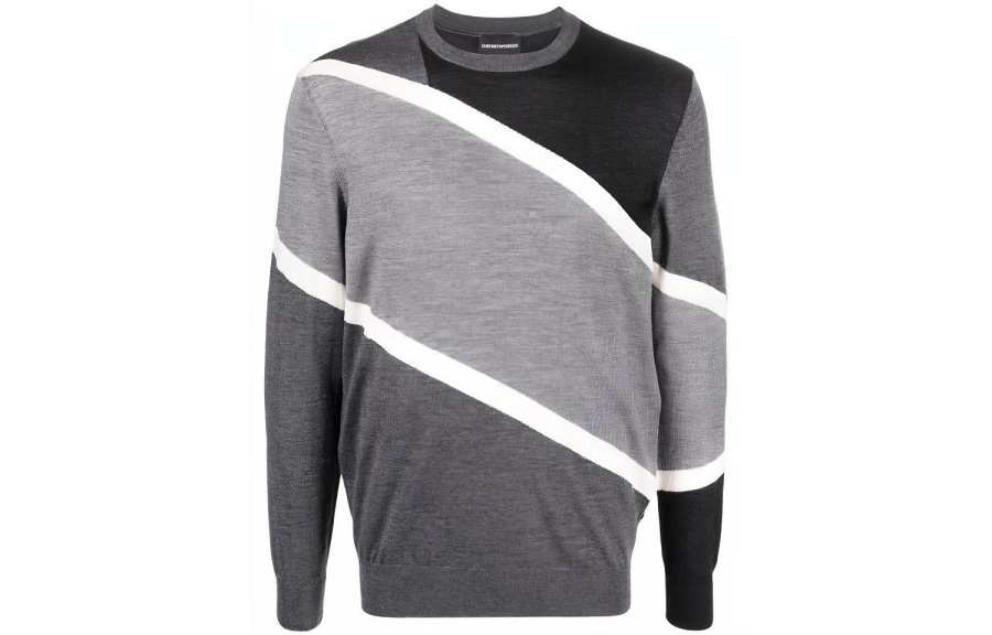 EMPORIO ARMANI Sweaters Men's Multicolor Crew Neck Moderate Other