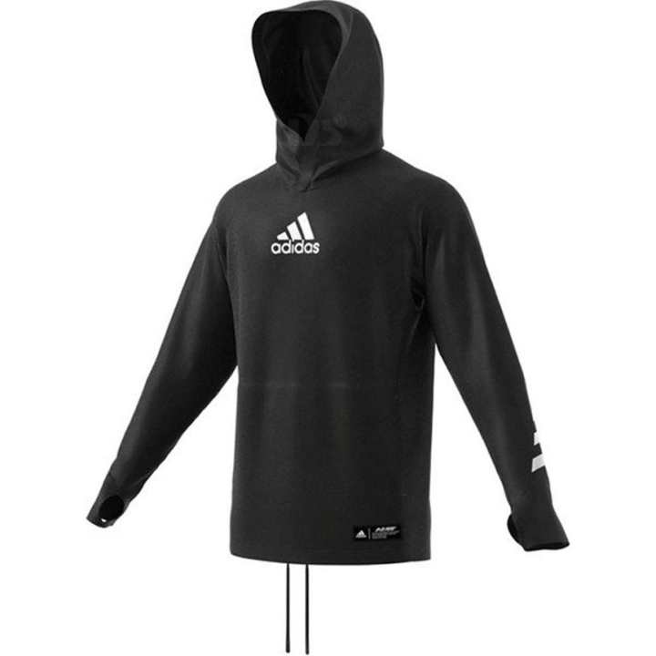 Adidas Adidas Sweatshirts Unisex Black Hooded Moderate Regular