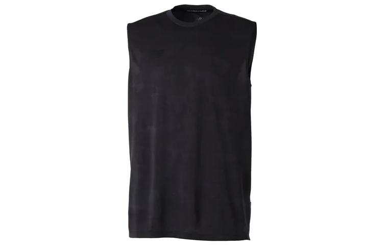New Balance New Balance Tank Tops Men's Charcoal Gray Crew Neck Racerback