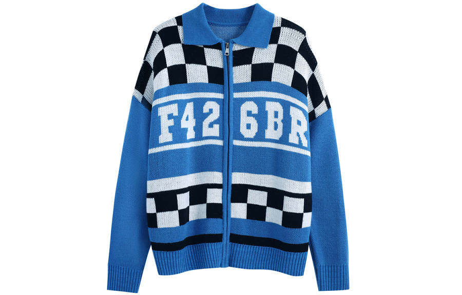 F426 F426 Sweaters Unisex Lapel Moderate Other