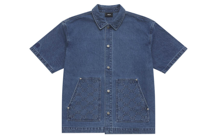 MLB MLB MONOGRAM SS25 Shirt Unisex Denim
