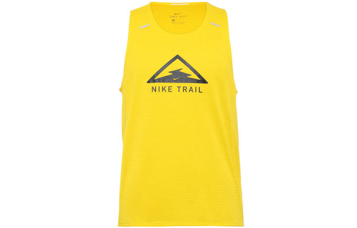 Nike Nike Tank Tops Men's Yellow Crew Neck Thin Halter Neck