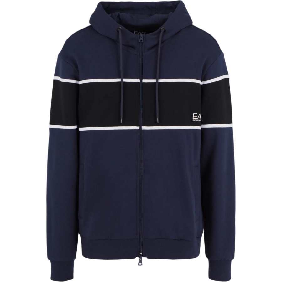 EMPORIO ARMANI EA7 FW24 Sweatshirt Men's Navy Blue