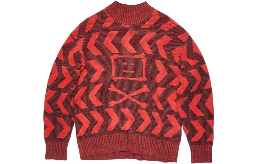 Acne Studios Acne Studios FW22 Sweater Unisex Red