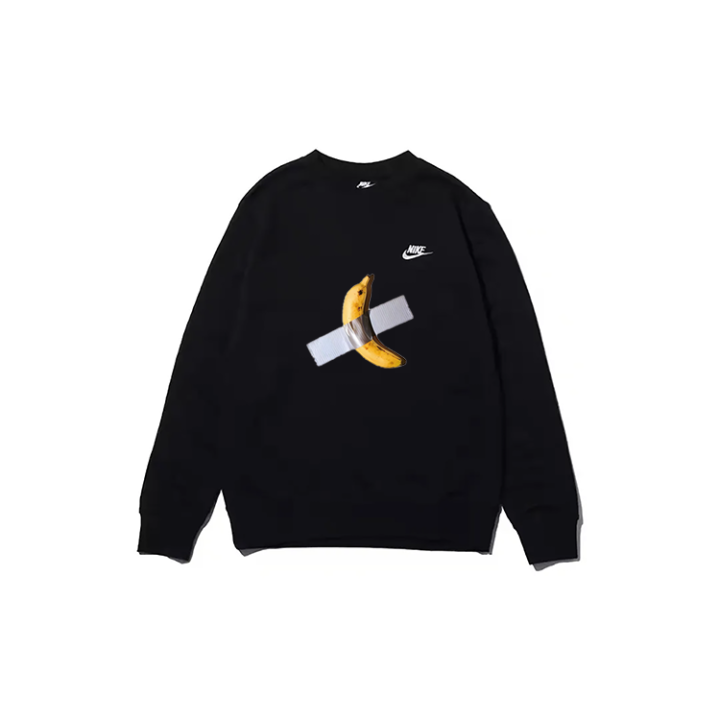 Nike Nike Sweatshirts Unisex Black Crew Neck Moderate Regular