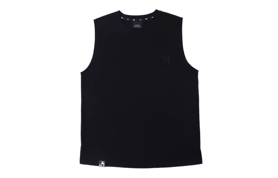 MLB MLB Tank Tops Unisex Black Crew Neck Moderate Straight Fit