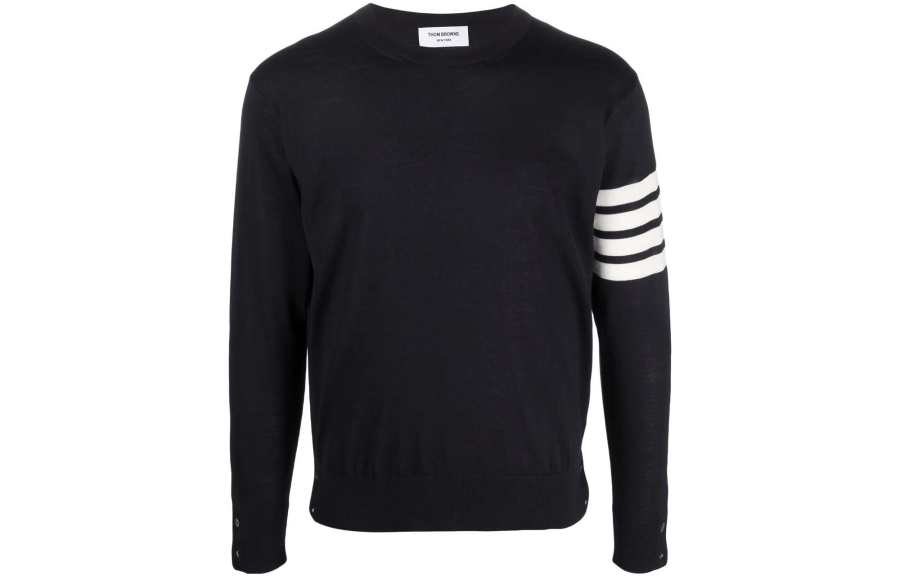 THOM BROWNE THOM BROWNE 4 Bar Crewneck Pullover